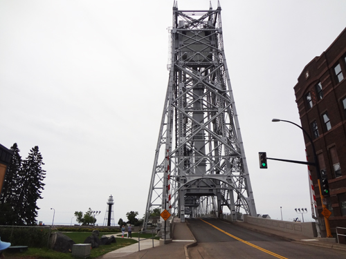 the Aerial Lift Bridge